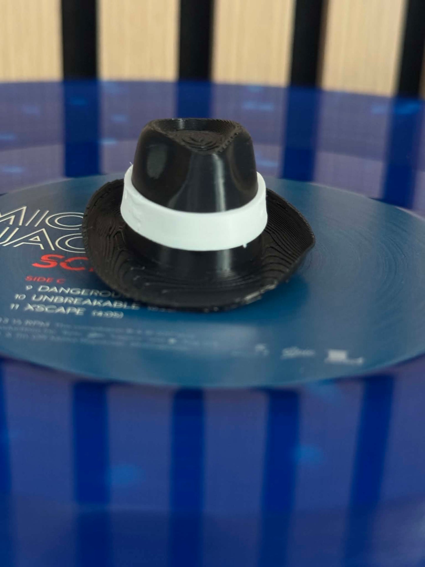 King Of Pop Hat (Vinyl Charm)