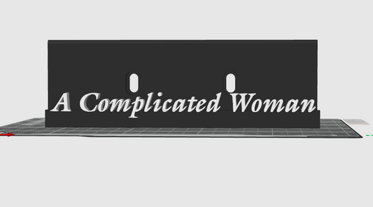 Complicated Woman - Self Esteem (Display Stand)