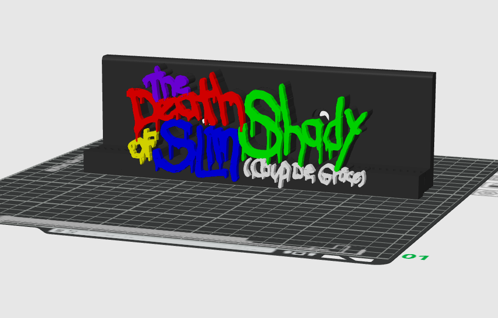 The Death Of Slim Shady  - Eminem (Display Stand)