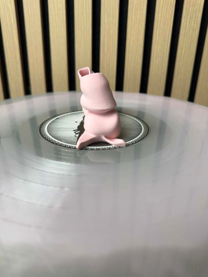 Pink Hair Bow (Vinyl Charm)