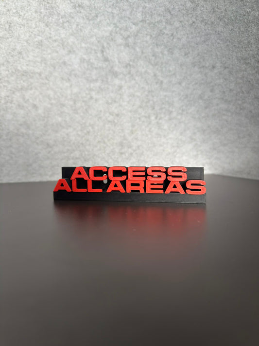 Access All Areas - FLO (Display Stand)