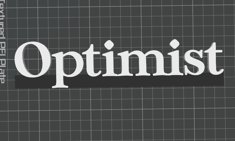 Optimism - Finneas (Display Stand)