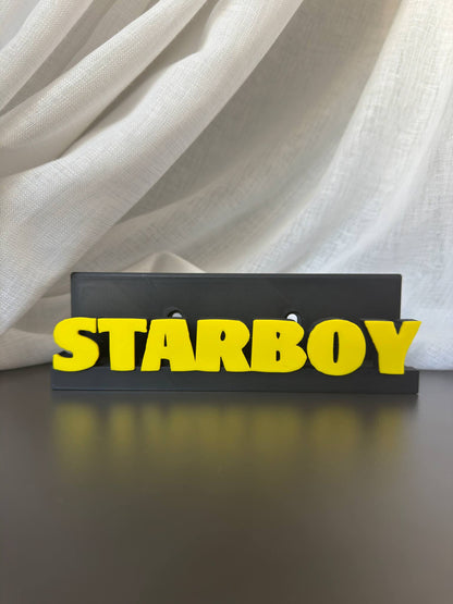 Starboy - The Weeknd (Display Stand)