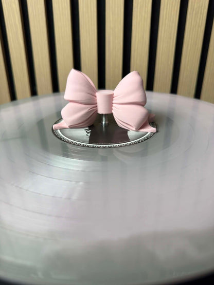 Pink Hair Bow (Vinyl Charm)
