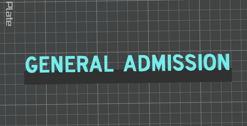 General Admission - MGK (Display Stand)