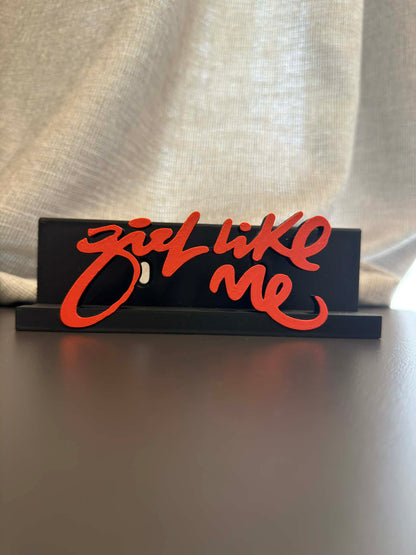 Girl Like Me - PinkPantheress  (Display Stand)
