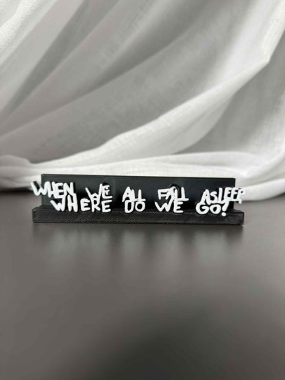 When We All Fall Asleep Where Do We Go? - Billie Eilish (Display Stand)