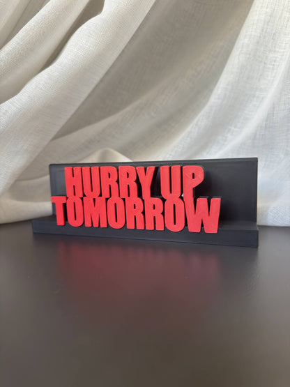 Hurry Up Tommorow - The Weeknd (Display Stand)
