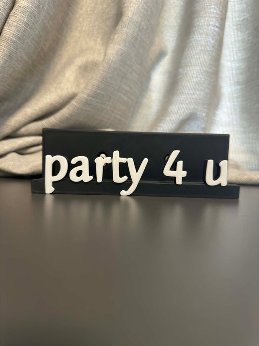 Party 4 U - Charli XCX (Display Stand)