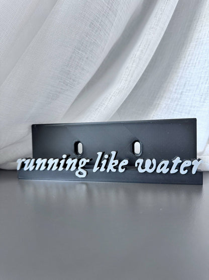 Running Like Water - Taylor Swift (Display Stand)