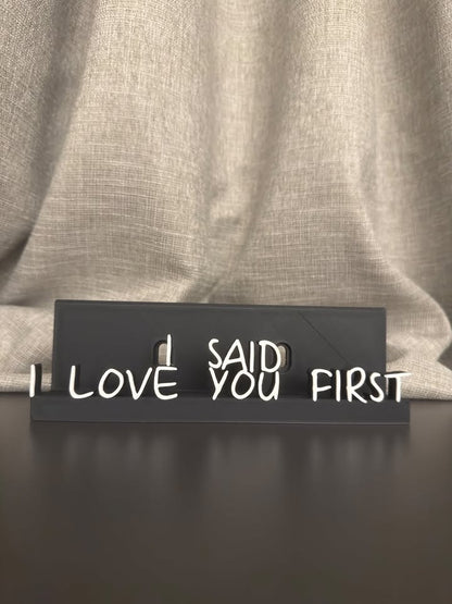 I Said I Love You First - Selena Gomez & Benny Blanco (Display Stand)