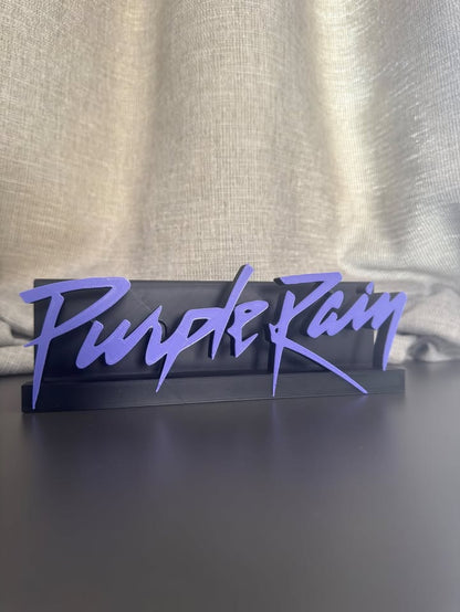 Purple Rain - Prince (Display Stand)