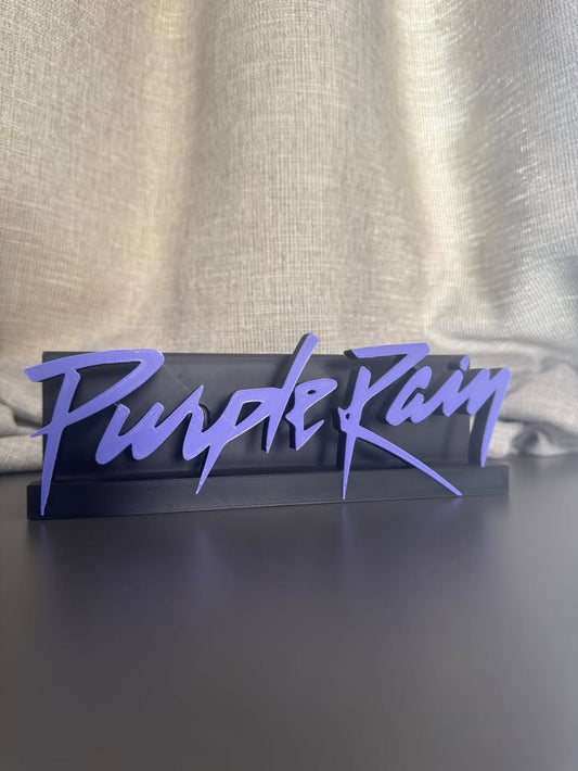 Purple Rain - Prince (Display Stand)