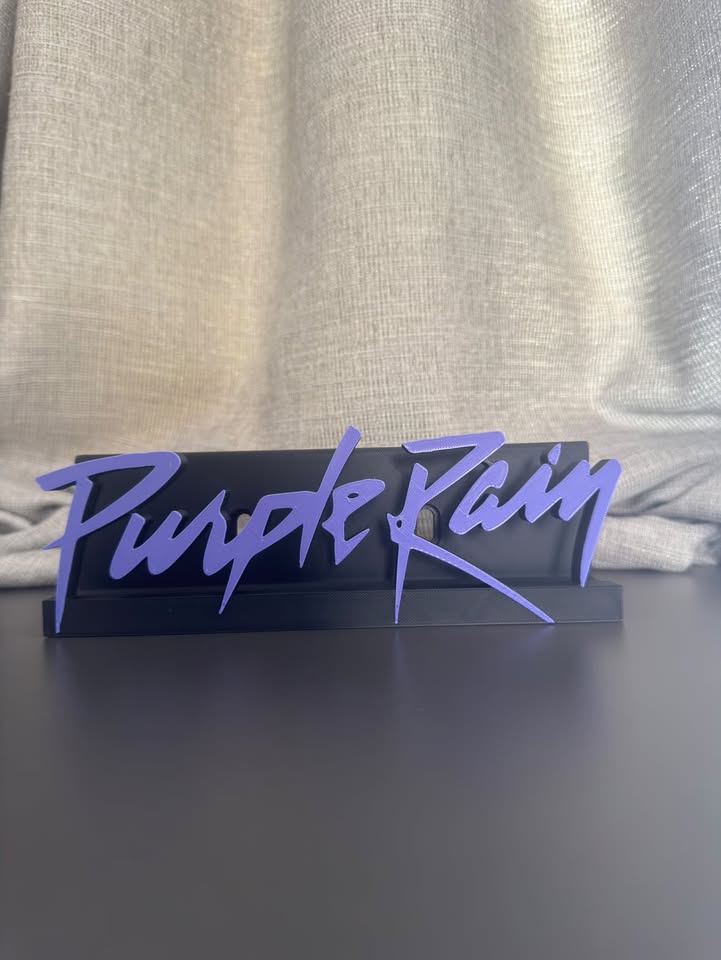Purple Rain - Prince (Display Stand)