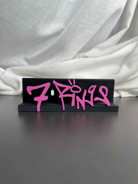 7 Rings - Ariana Grande (Display Stand)