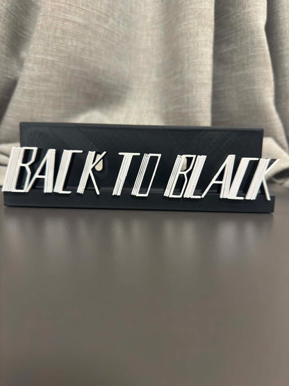 Back To Black - Amy Winehouse (Album Display)