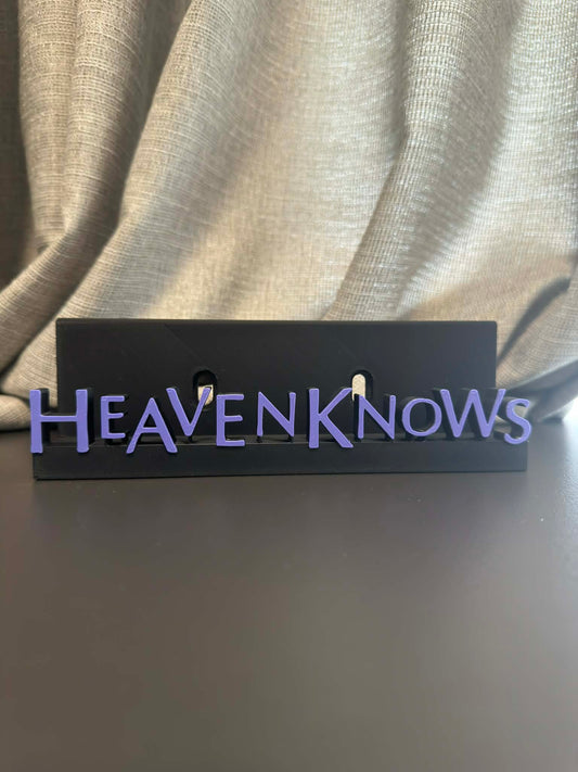 Heaven Knows - Pinkpantheress (Display Stand)