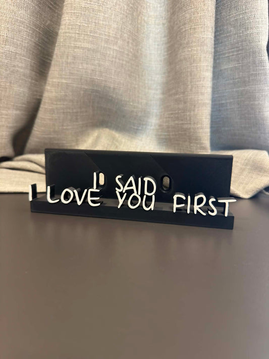 I Said I Love You First - Selena Gomez & Benny Blanco (Display Stand)