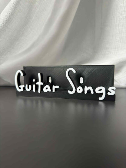 Guitar Songs - Billie Eilish (Display Stand)