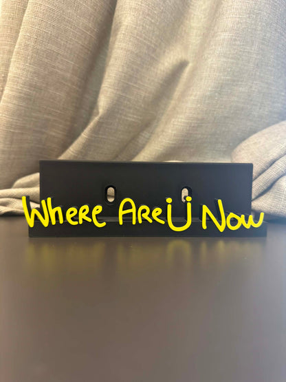 Where Are U Now - Justin Bieber (Display Stand)