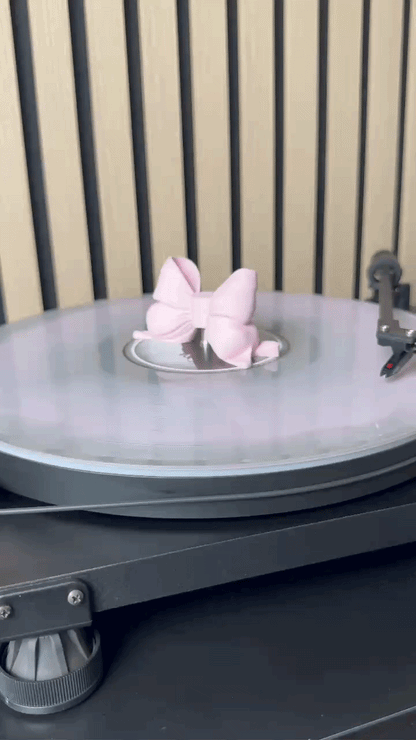 Pink Hair Bow (Vinyl Charm)