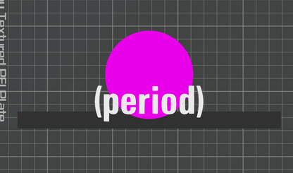 Period - Kesha (Display Stand)